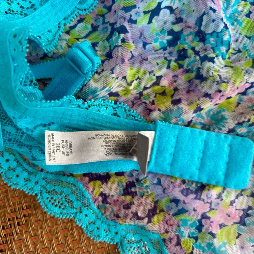 Victoria secret push up bra 38 C and matching panty L set - Picture 8 of 16